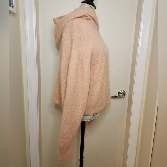 Little Moon Pink Knit Hoodie - Picture 3 of 9